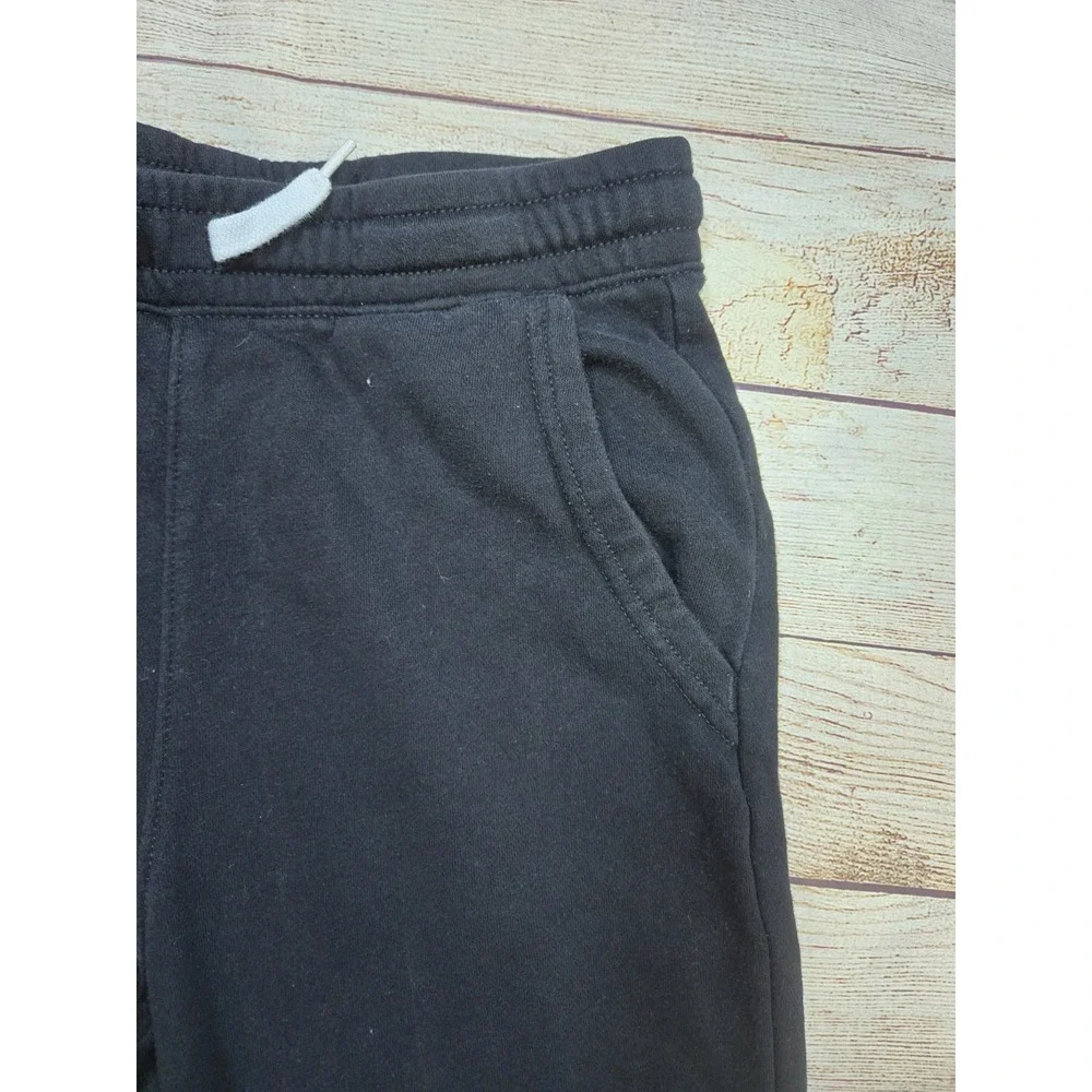 Old Navy Sweatpants Boy's size‎ XL Black Stretch Fleece Joggers Elastic Waist